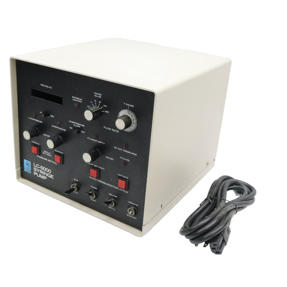 Teledyne ISCO LC-5000 Syringe Pump Controller, No Pressure Display, Powers On