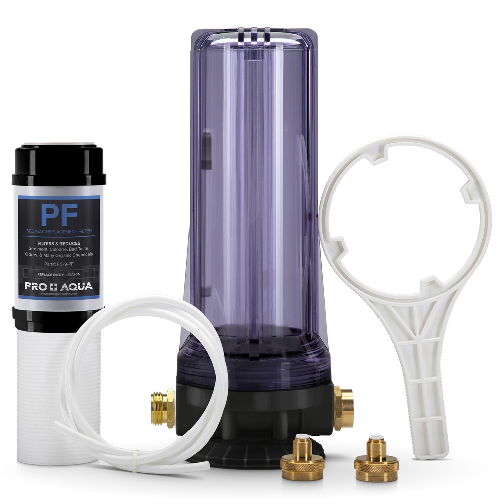 RV Filter and Water Softener Regeneration Kit for Sediment, Chlorine, Odor,