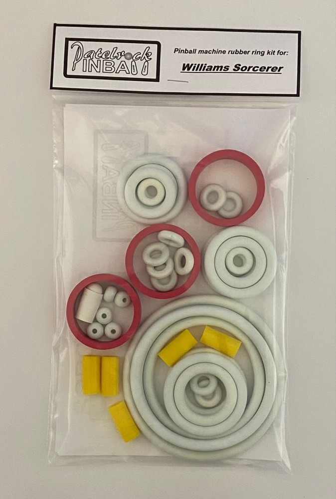1985 Williams Sorcerer Pinball Machine Rubber Ring Kit