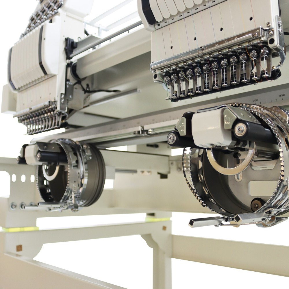 Commercial Embroidery Machine Double Head 12 Needles DIY Computerized Sewing