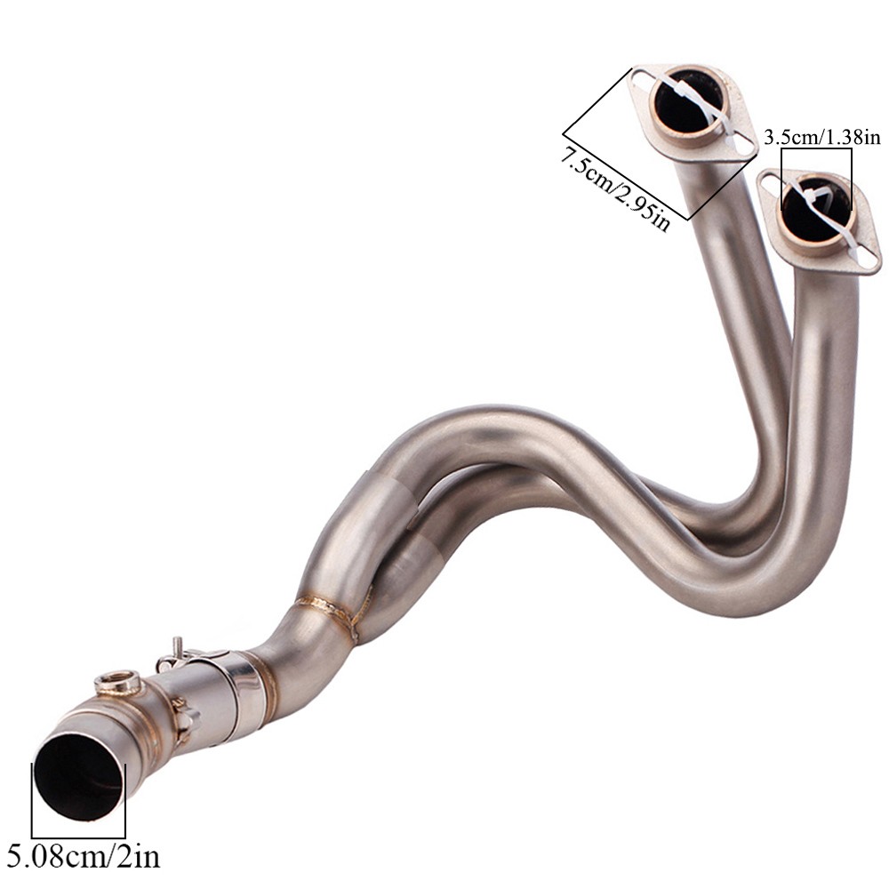 For Kawasaki Ninja 650 Z650 2017-2023 Header Link Pipe Complete Exhaust System