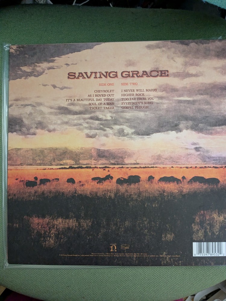 Robert Plant Saving Grace Vinyl SIGNED COVER - Led Zeppelin