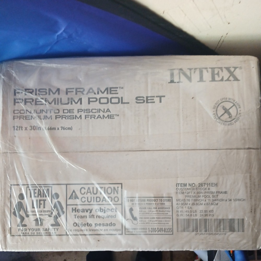 Intex Prism 26711EH 12ft x 30in Frame Pool