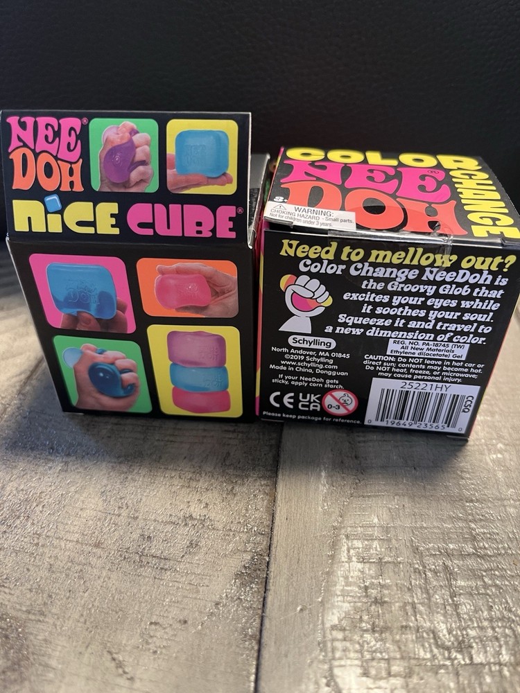 Nee Doh Nice Cube + Nee Doh Color Change