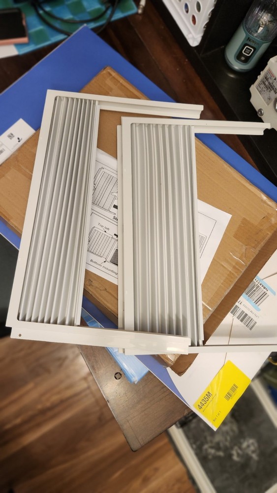 Universal Window AC Side Curtain & Frame Replacement Panel – Single (1) – New