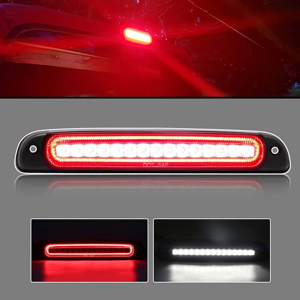For 1993-2011 Ford Ranger Black/Smoked LED 3rd Tail Brake Light Third Stop Lamp