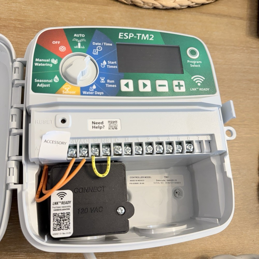 Rain Bird ESP-TM2 Irrigation Controller - White (WiFi Module Not Included)