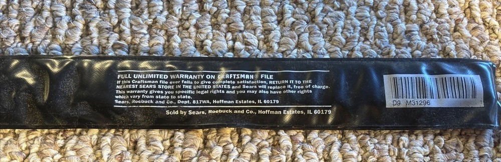 Craftsman 10” Flat File Multi-Kut 931296 Used