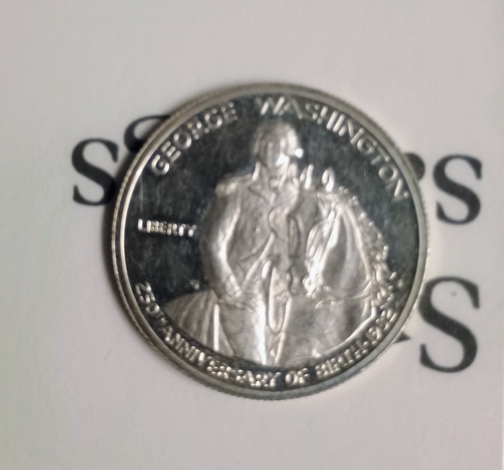 George Washington Silver Half Dollar 1732-1982