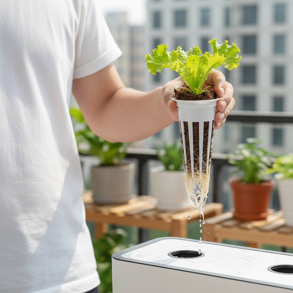 50 Pieces Hydroponic Grow Basket Kit Includes Light-Blocking Labels for Kitchen
