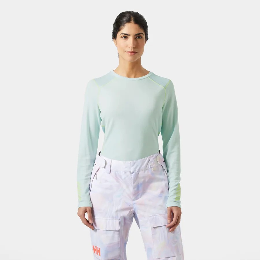 Helly Hansen Lifa Active Crew Base Layer Top - Women's - Medium / Icicle