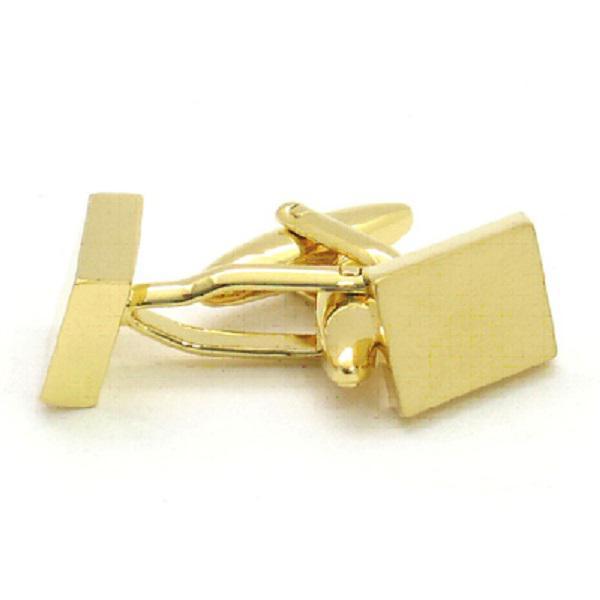 Golden Wedge Rectangular Cufflinks X2PSF127