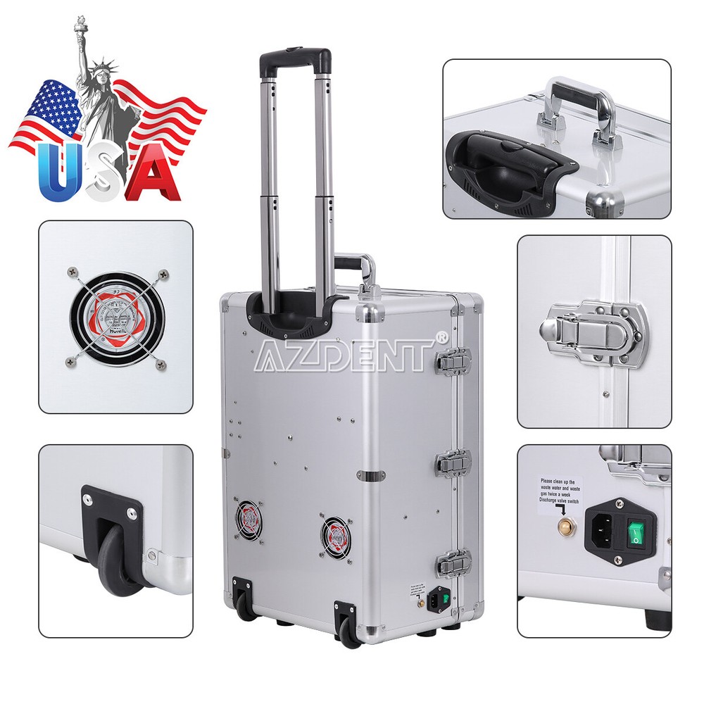 Dental Mobile Delivery Unit Air Compressor Suction System / Handpiece Kit 4Hole