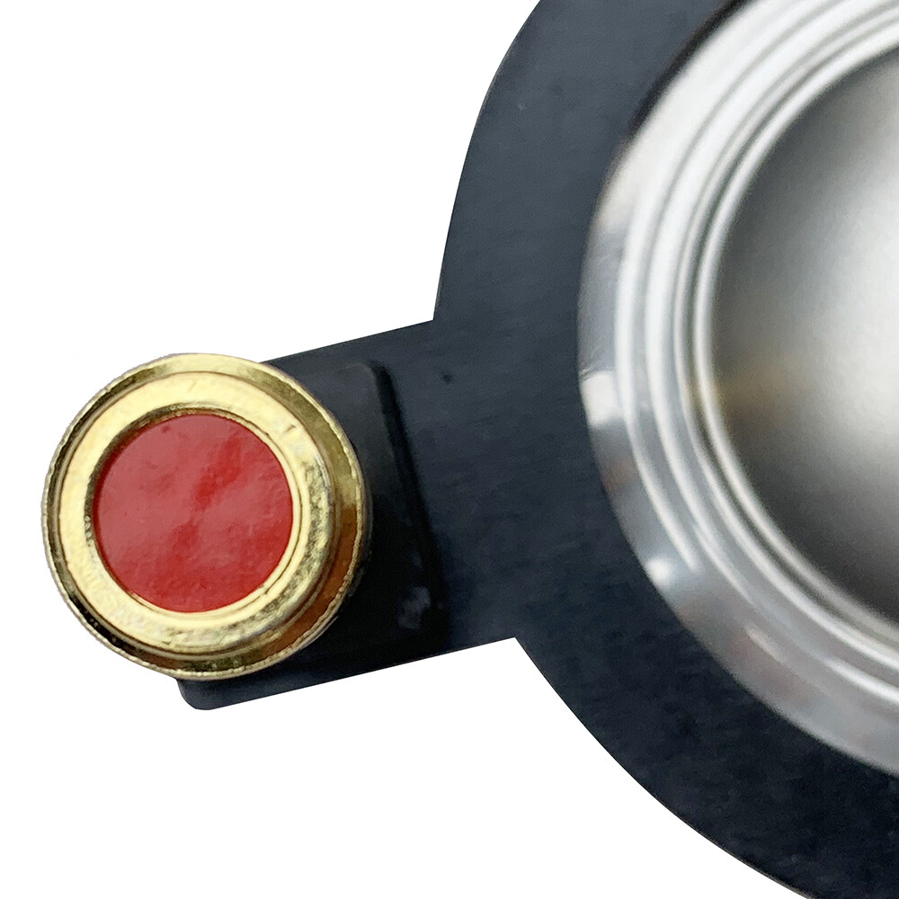 2Pcs 25MM Titanium Compression For Tweeter Diaphragms 8 Ohm Driver Audio Speaker