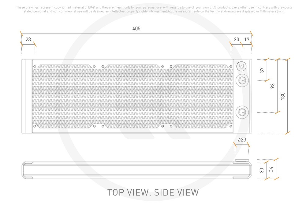 EKWB EK-Quantum Surface S360 Radiator, Cleaner and Superflush Bundle, Black
