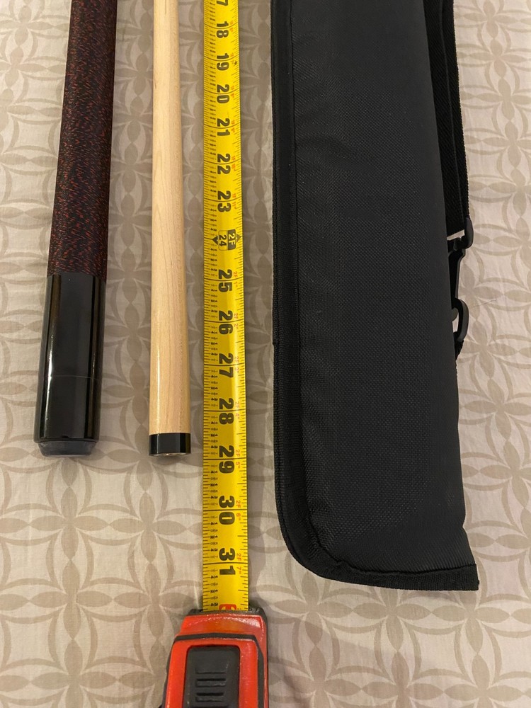 2 Pc Pool Cue set with travel case