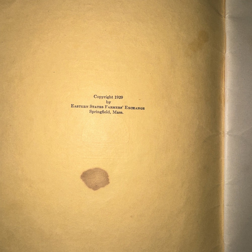 1929 Eastern States Know-Origin, Adapted Certi-Seed Book