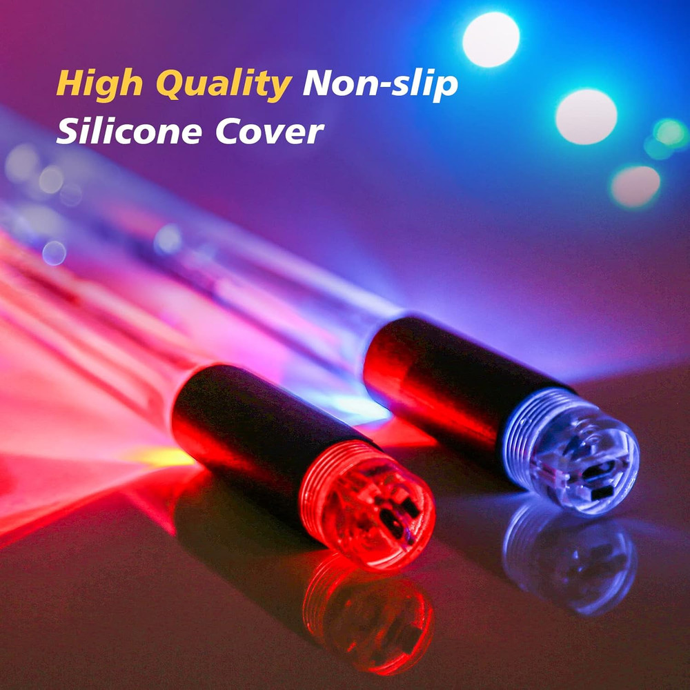 Color Changing Light-Up Drumsticks - Personalized 5A Electronic Pair