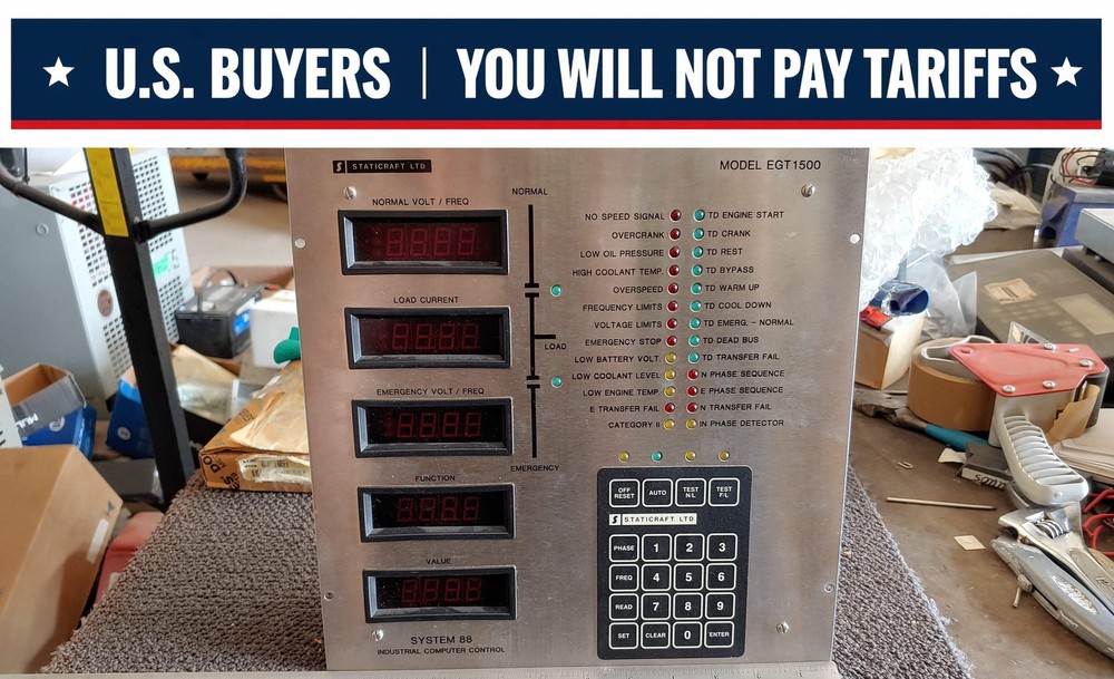 Staticraft EGT1500 System 88 Industrial Computer Control Genset Controller