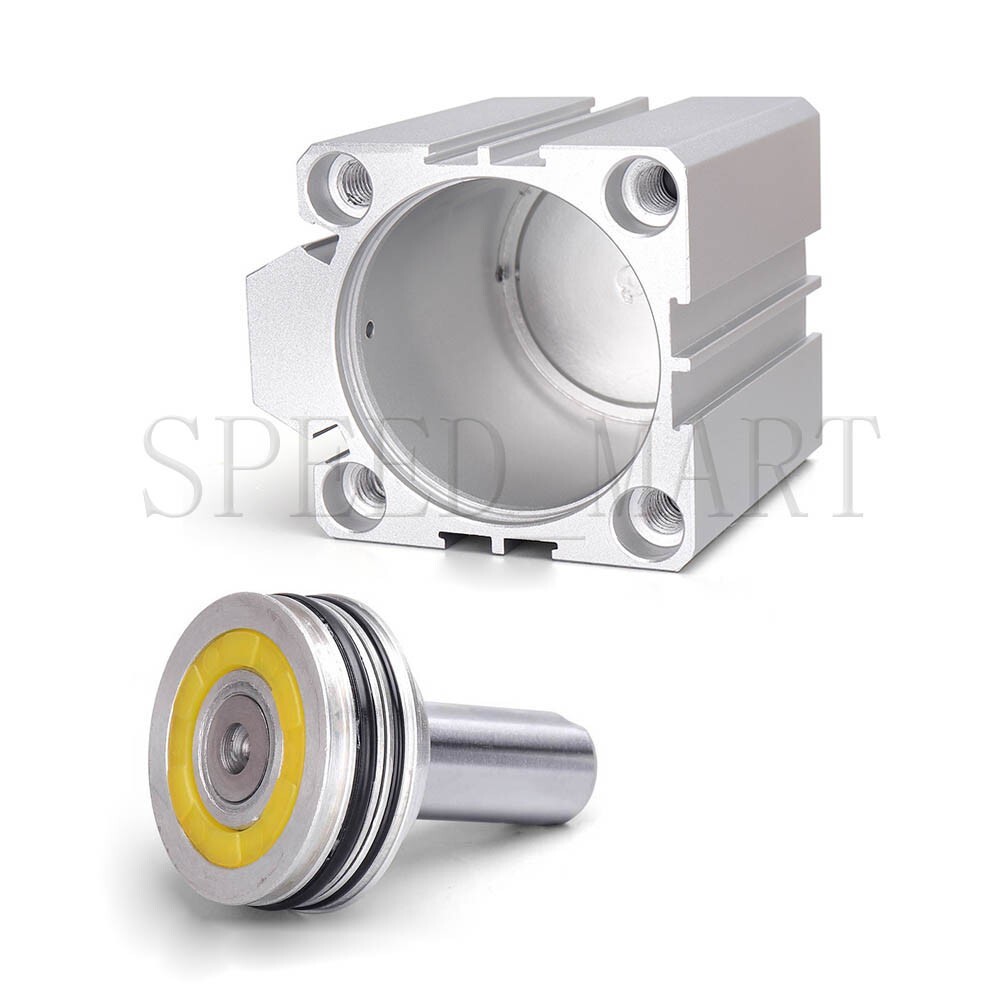 SDA63X90 Thin Small Pneumatic Air Cylinder 90mm Stroke Rod Acting Push Pull