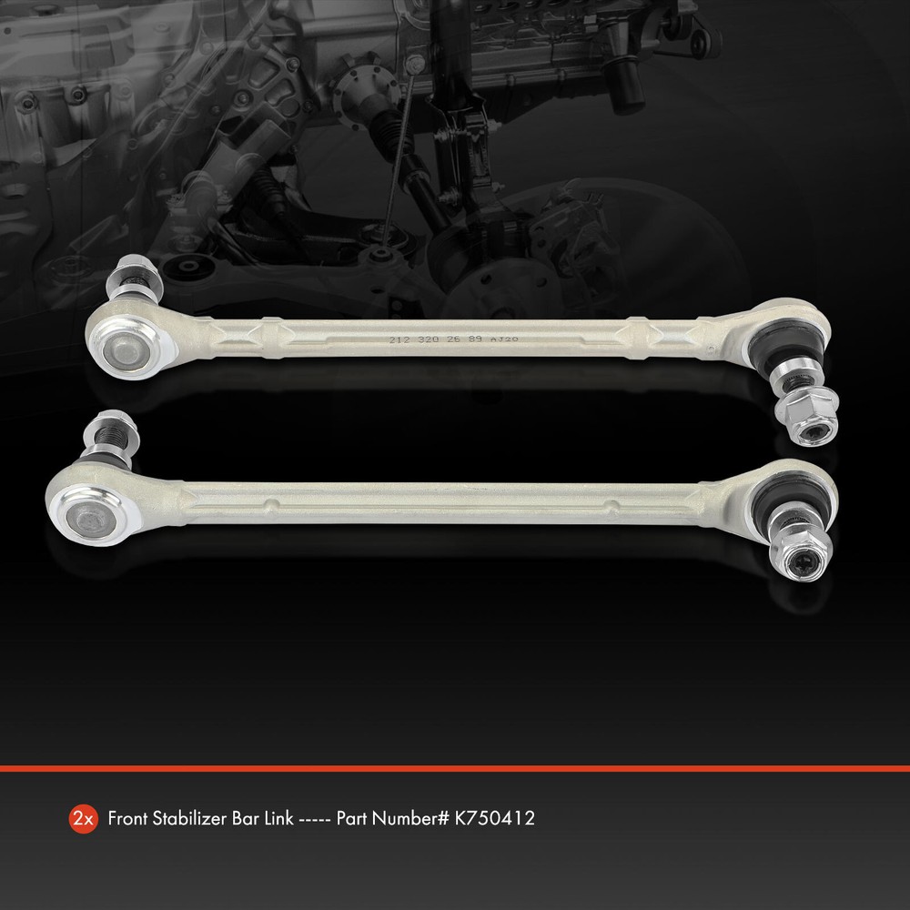 2Pcs Stabilizer Bar Link for Mercedes-Benz W212 E250 E300 E350 E400 E550 Front