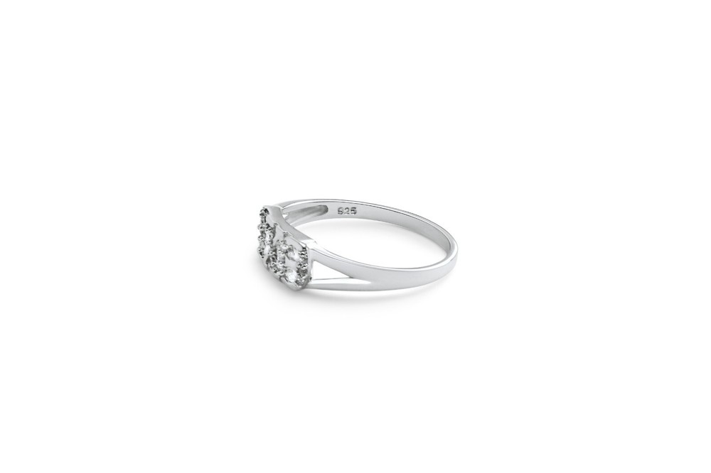 Alpha Chi Theta Sterling Silver Ring with CZs NEW!!!
