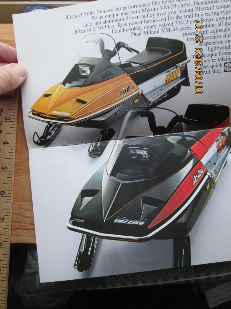 1981 Ski-doo nothing else will doo brochure
