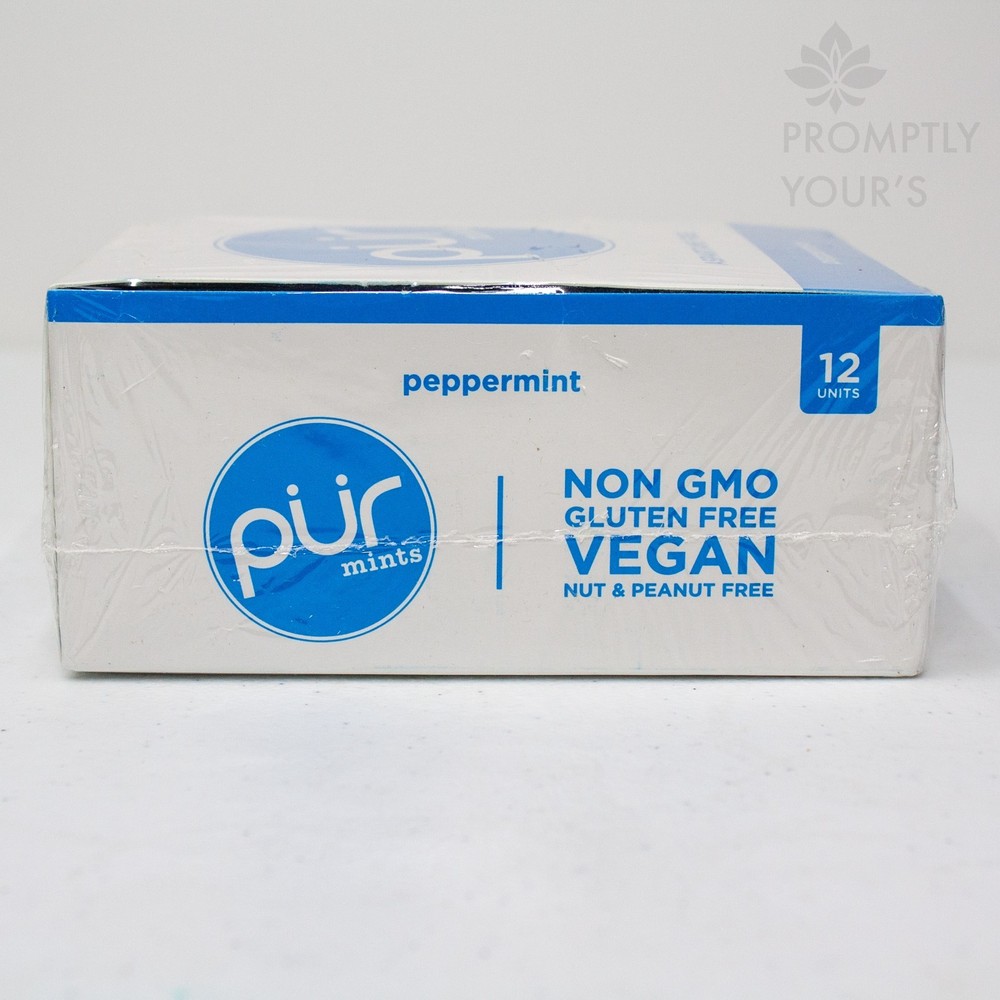 PUR Mints - Peppermint - Sugar-Free, 12-Pack