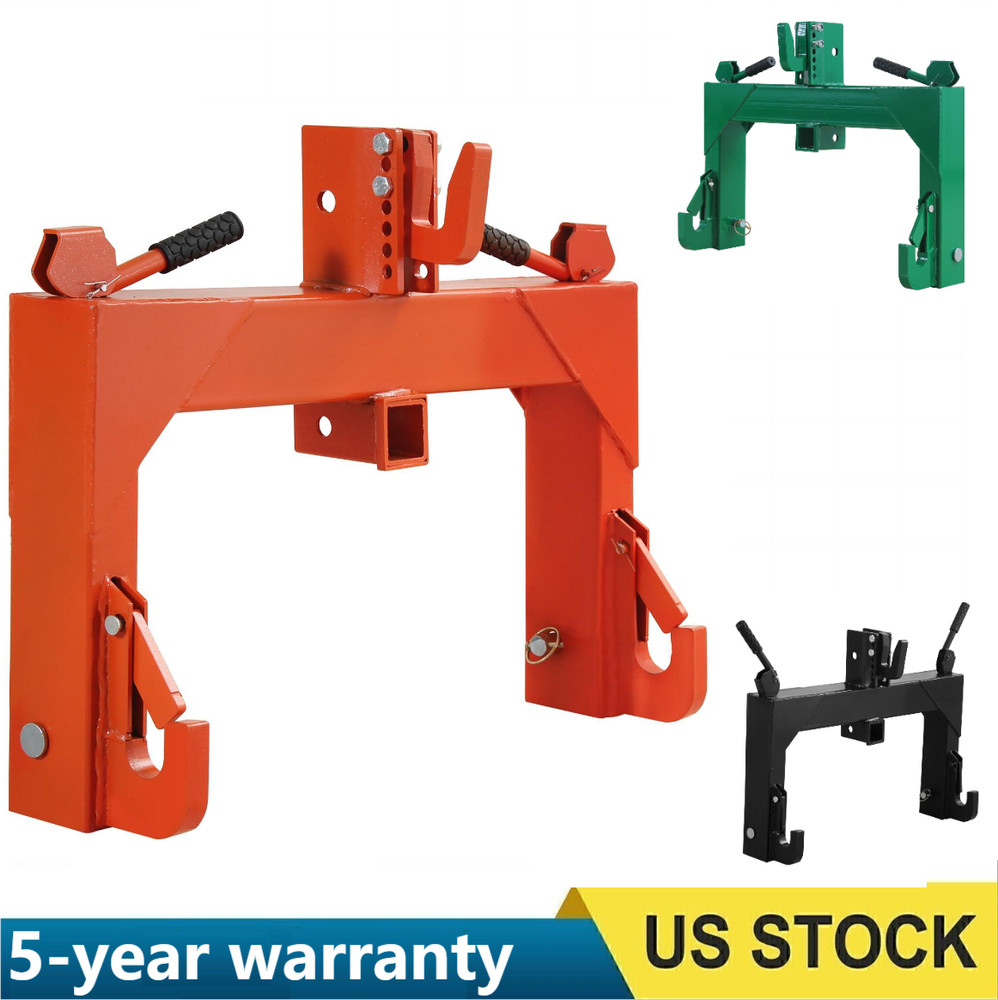 🔥3 Point Quick Hitch Adapter Attach For Category 1 Category 2 Tractor 3000 LBS