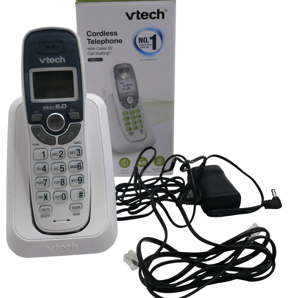 Lot 2 Vtech Cs6114 Dect 6.0 Cordless Phone