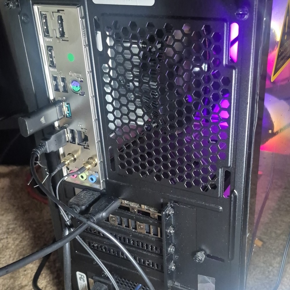 GeForce RTX Gaming Computer Tower Desktop with Dedicated Graphics & RGB Lighting