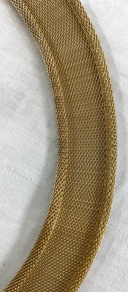 Gold Tone Mesh Belt 34"