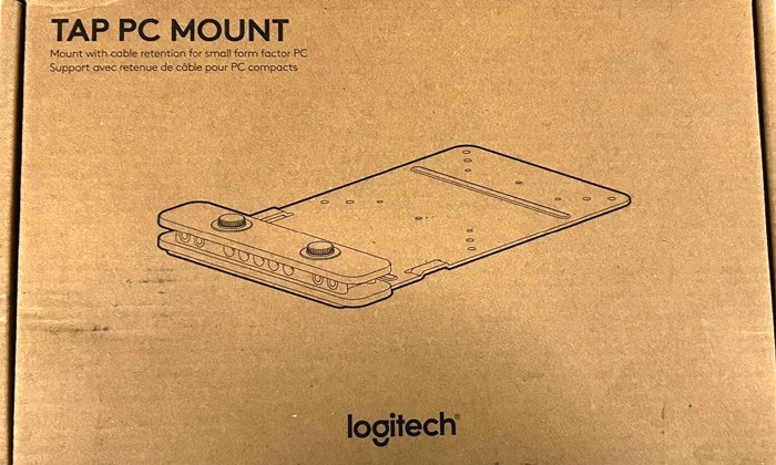 Logitech LOGI PC Mount | PC holder with cable guide clamp.