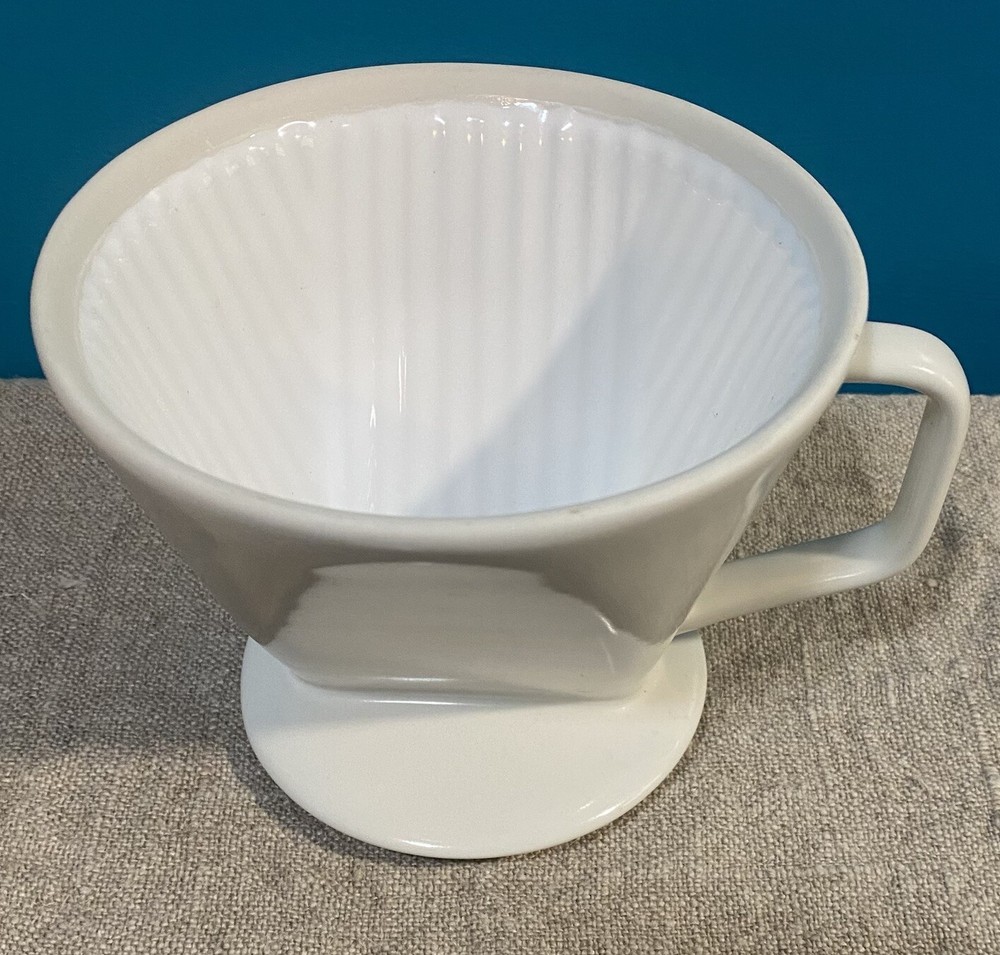 #4 Starbucks Coffee Filter Pour Over Brewer Drip Single Cup Coffeemaker Ceramic