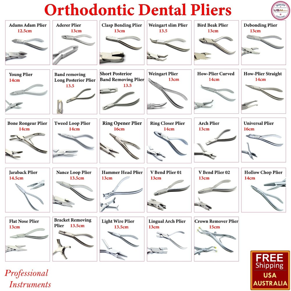 Orthodontic Professional Wire Bending Loop Forming Braces Dental Lab Instruments