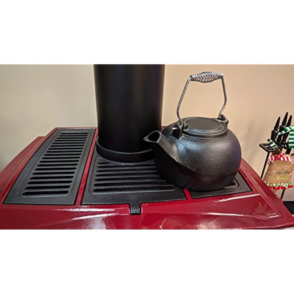US STOVE CO Kettle Fireplace 3Qt Black