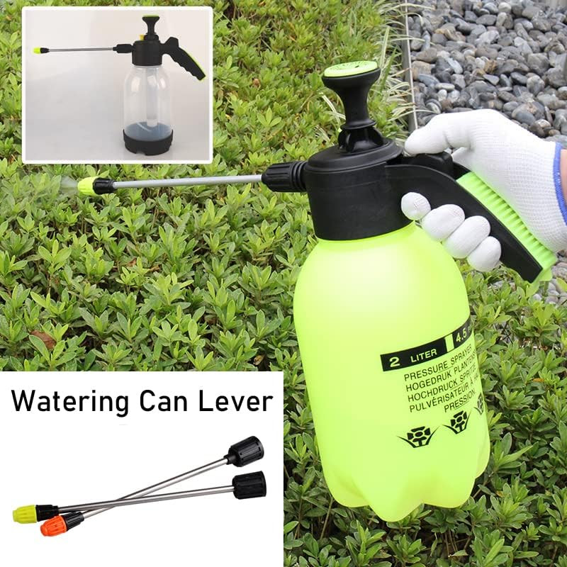 2 Pack Half-Gallon Garden Handheld Sprayer Nozzle Replacement with 10'' Exten...