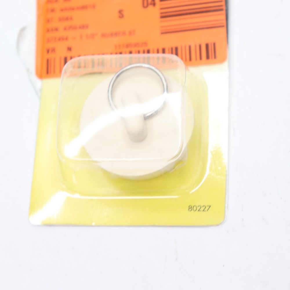 DANCO 1-1/2 in. Rubber Stopper in White