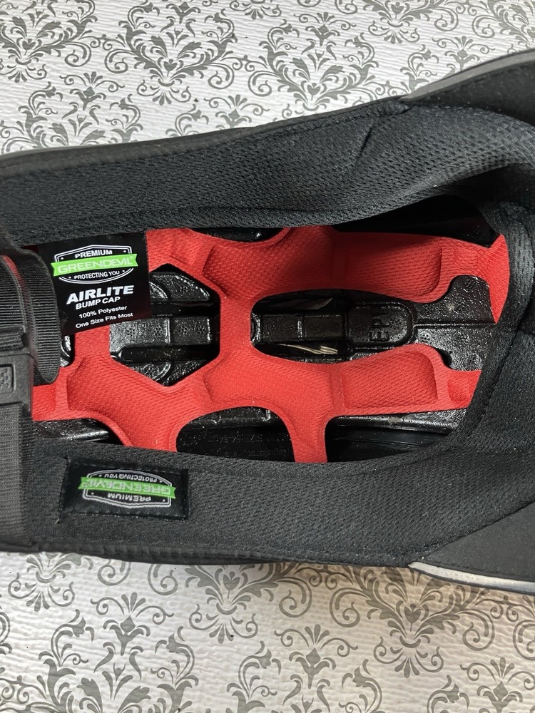 Green Devil Air Lite Bump Cap Black