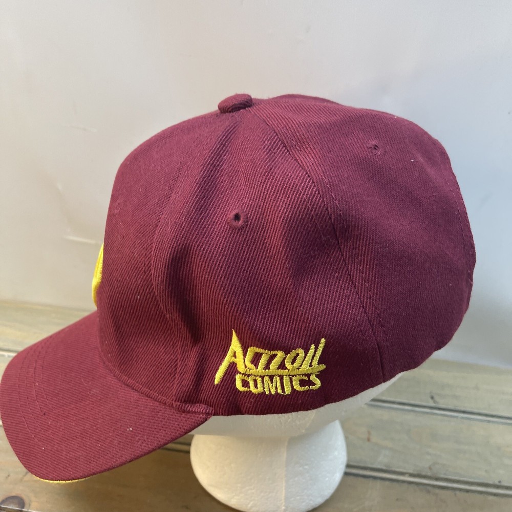 Superman Logo Cap Flex Fit Hat Adjustable Strap Action Comics Embroidered Hat2
