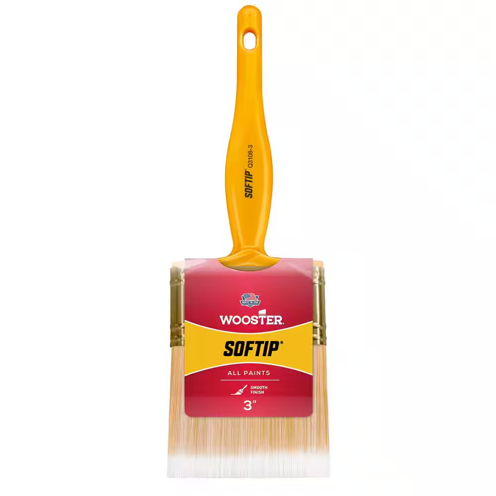 Softip 3 In. Flat Brush