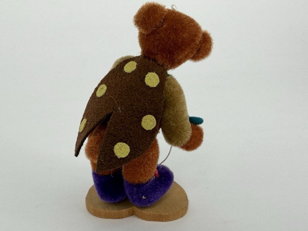 Handmade Miniature Bear Bug Flower Signed “FIGIS” by Sally Lambert