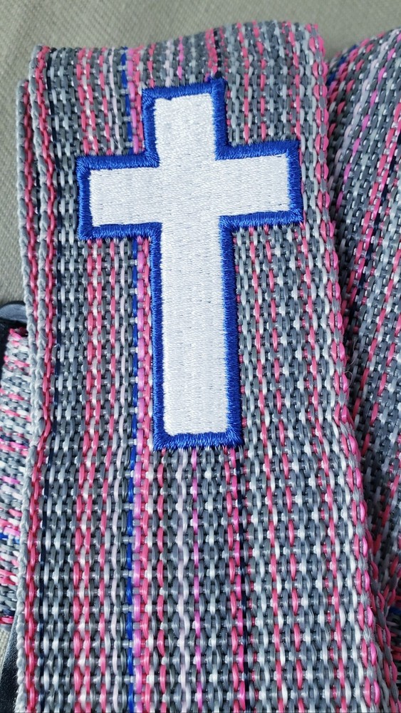 Levy's Guitar Strap Embroidered Cross