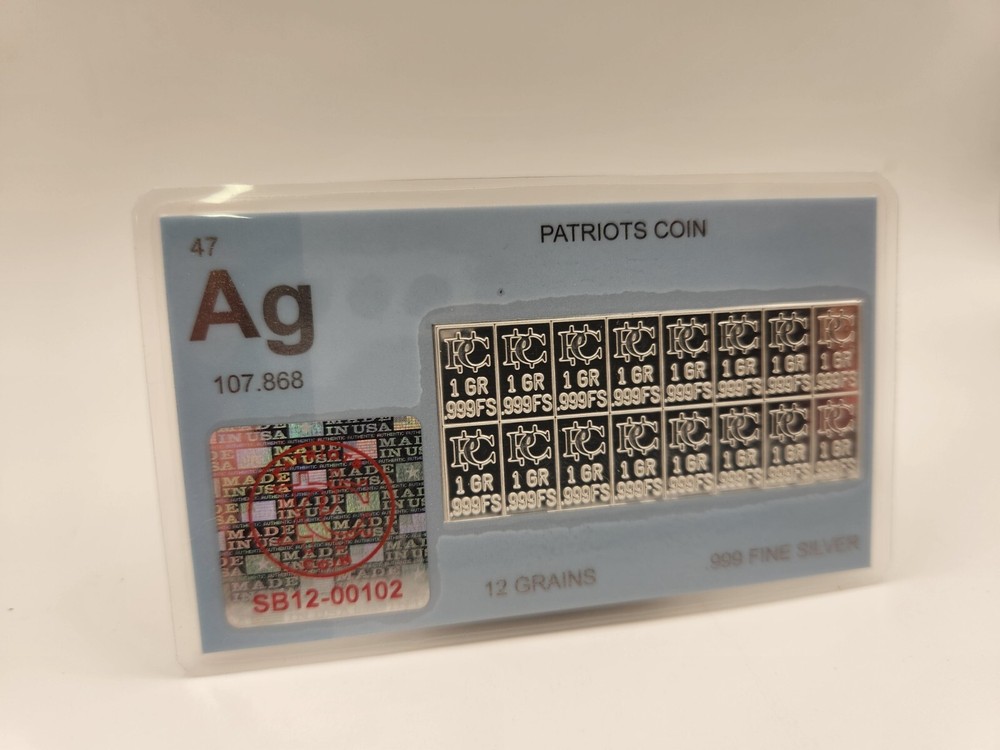 Ag Silver Bar Packs .999 Silver K