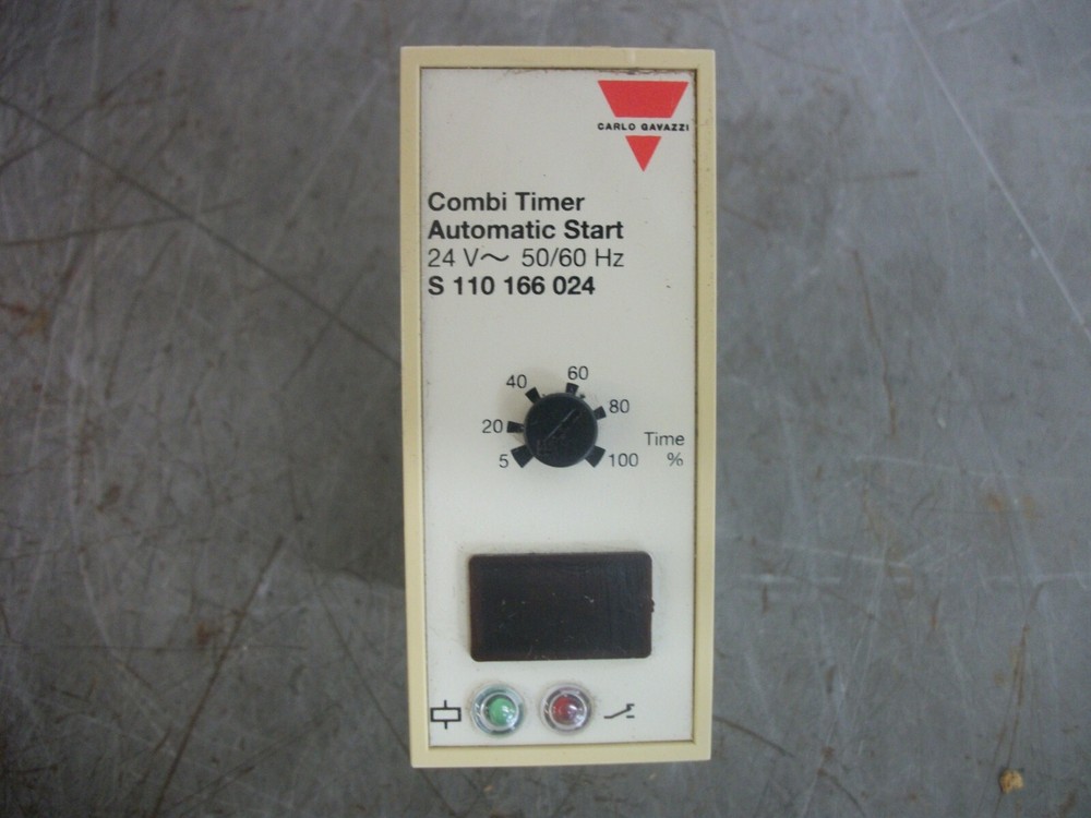 CARLO GAVAZZI COMBINATION AUTOMATIC START TIMER S 110 166 024