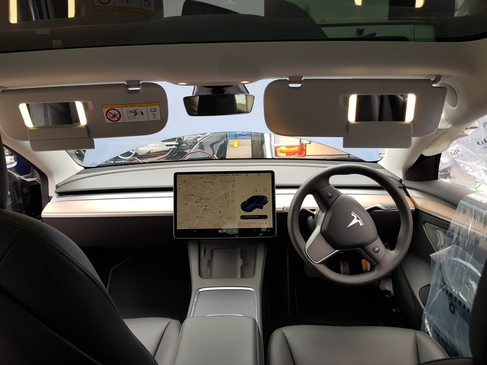 Tesla Model 3 Long Range 2022 Safety Triangle Sign