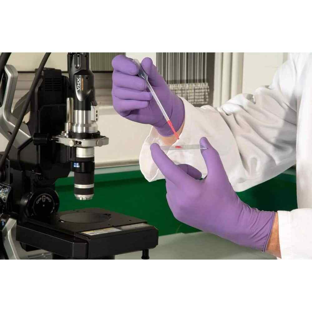 100 Pack MAPA Professional Purple Disposable Gloves