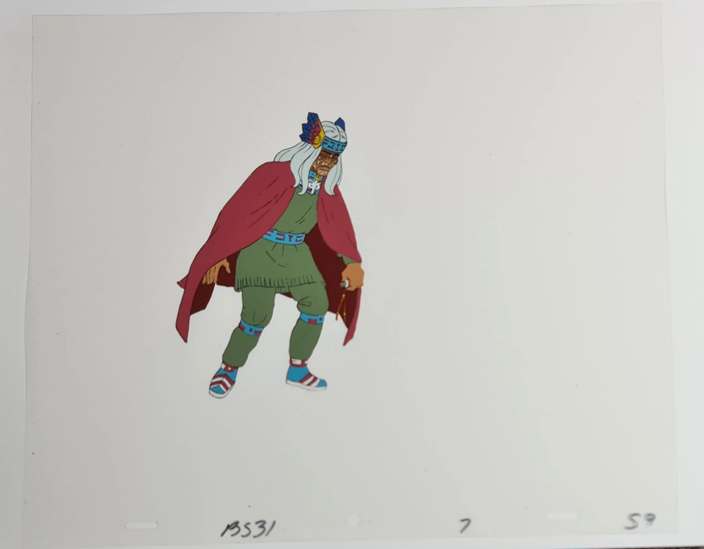 Bravestarr Animation Production Cel: Shaman - 1292