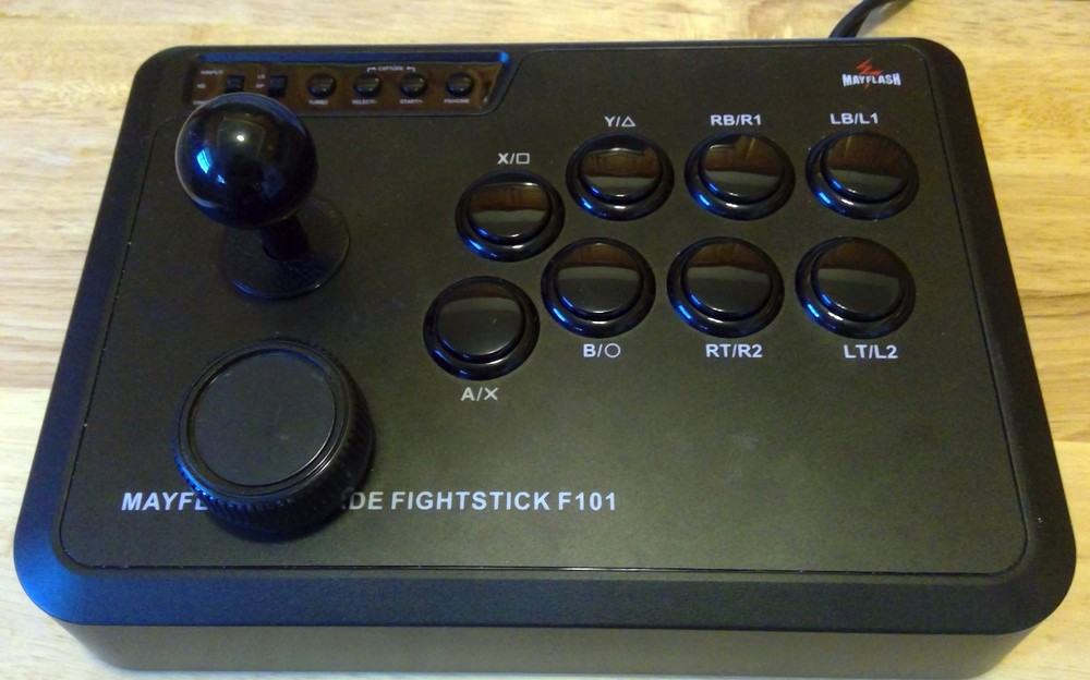 Mayflash Arcade Stick Modded Vectrex Hydra Controller Joystick Spinner Combo Mod