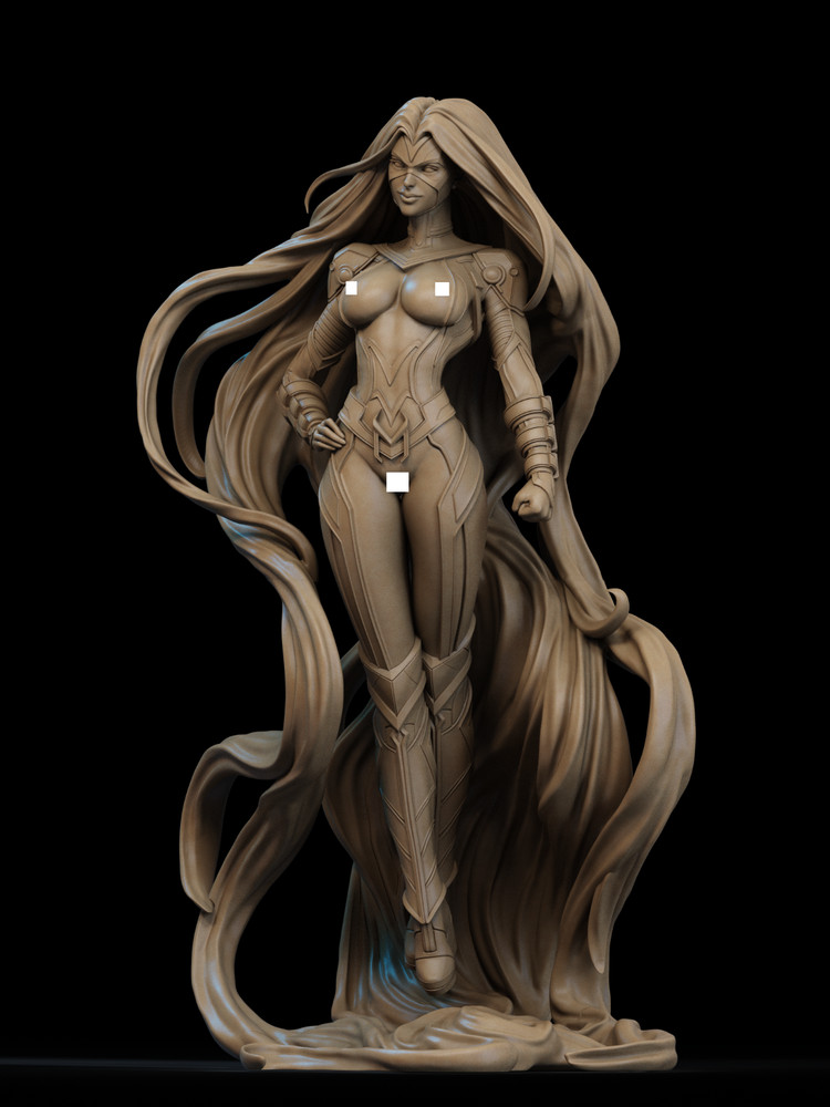 Medusa 3D Print Unpainted/Unassembled